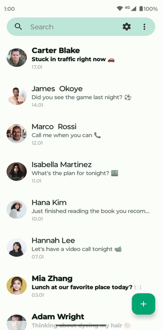 Fossify SMS Messenger screenshot