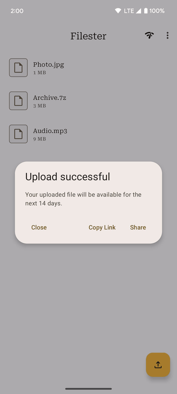 Filester screenshot