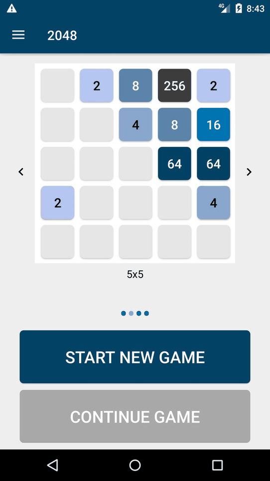 2048 screenshot