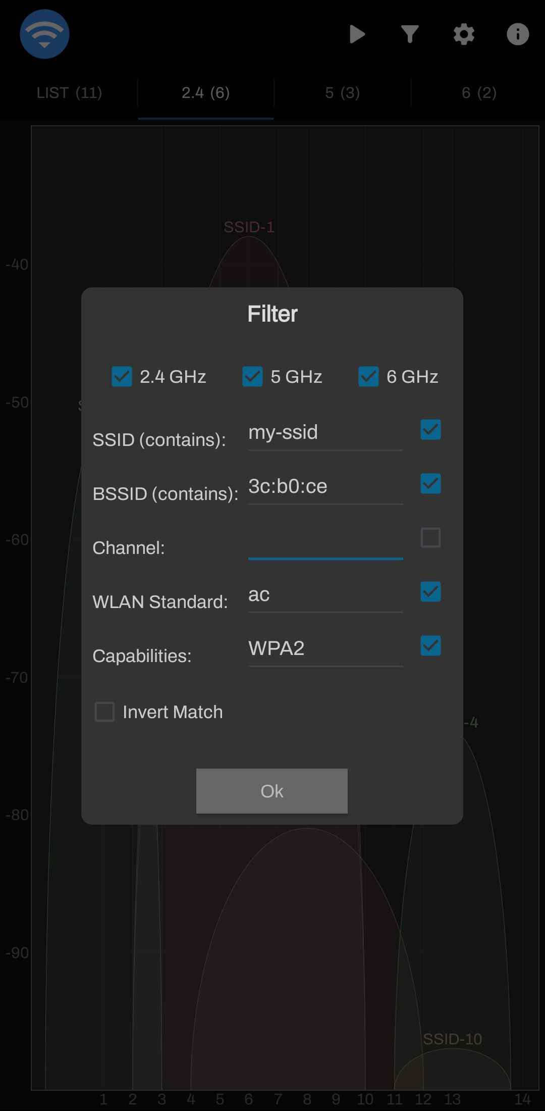 WiFiScanner screenshot
