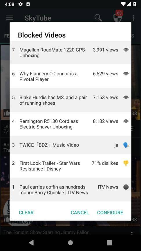SkyTube screenshot