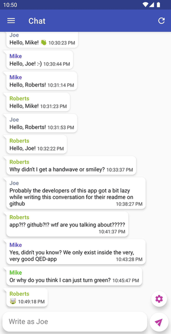 QED screenshot