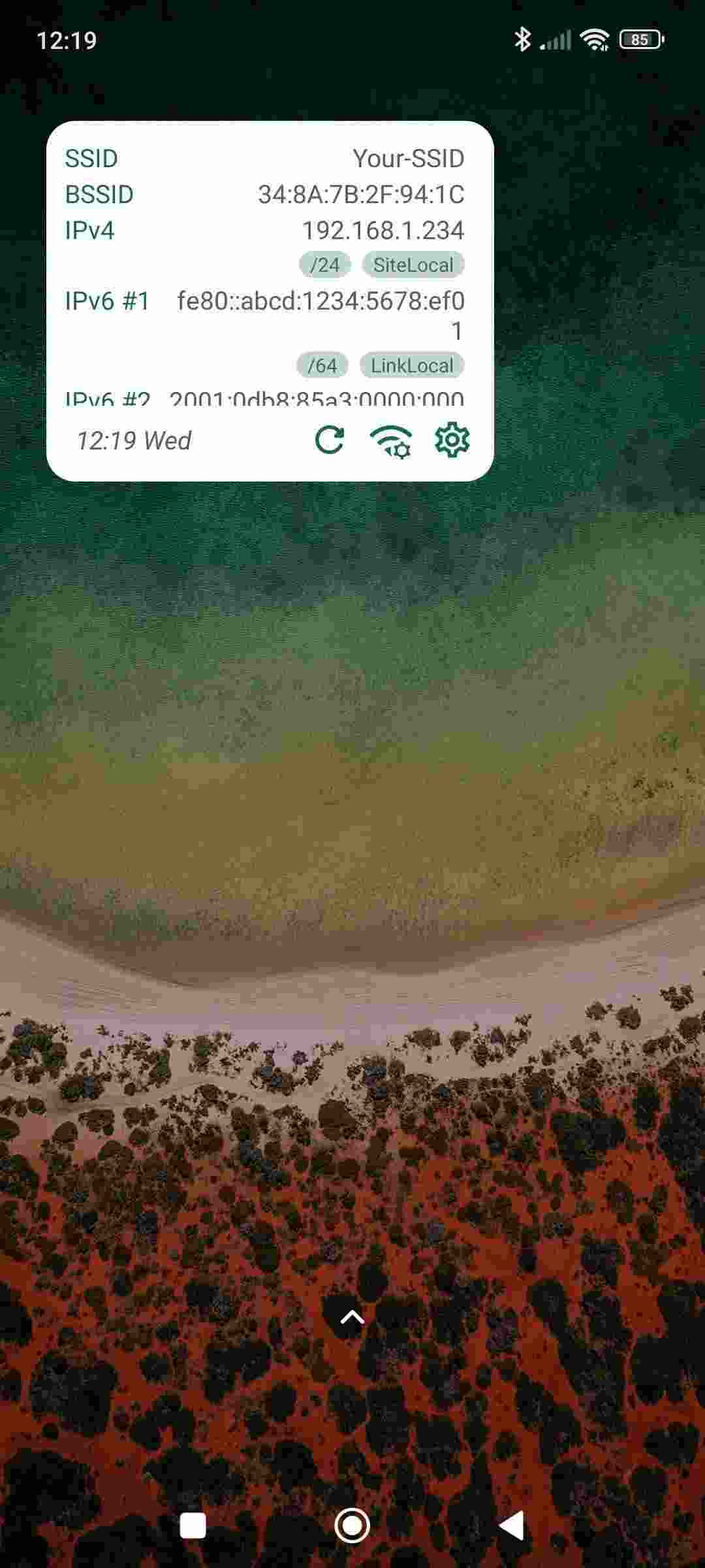 WiFi Widget screenshot