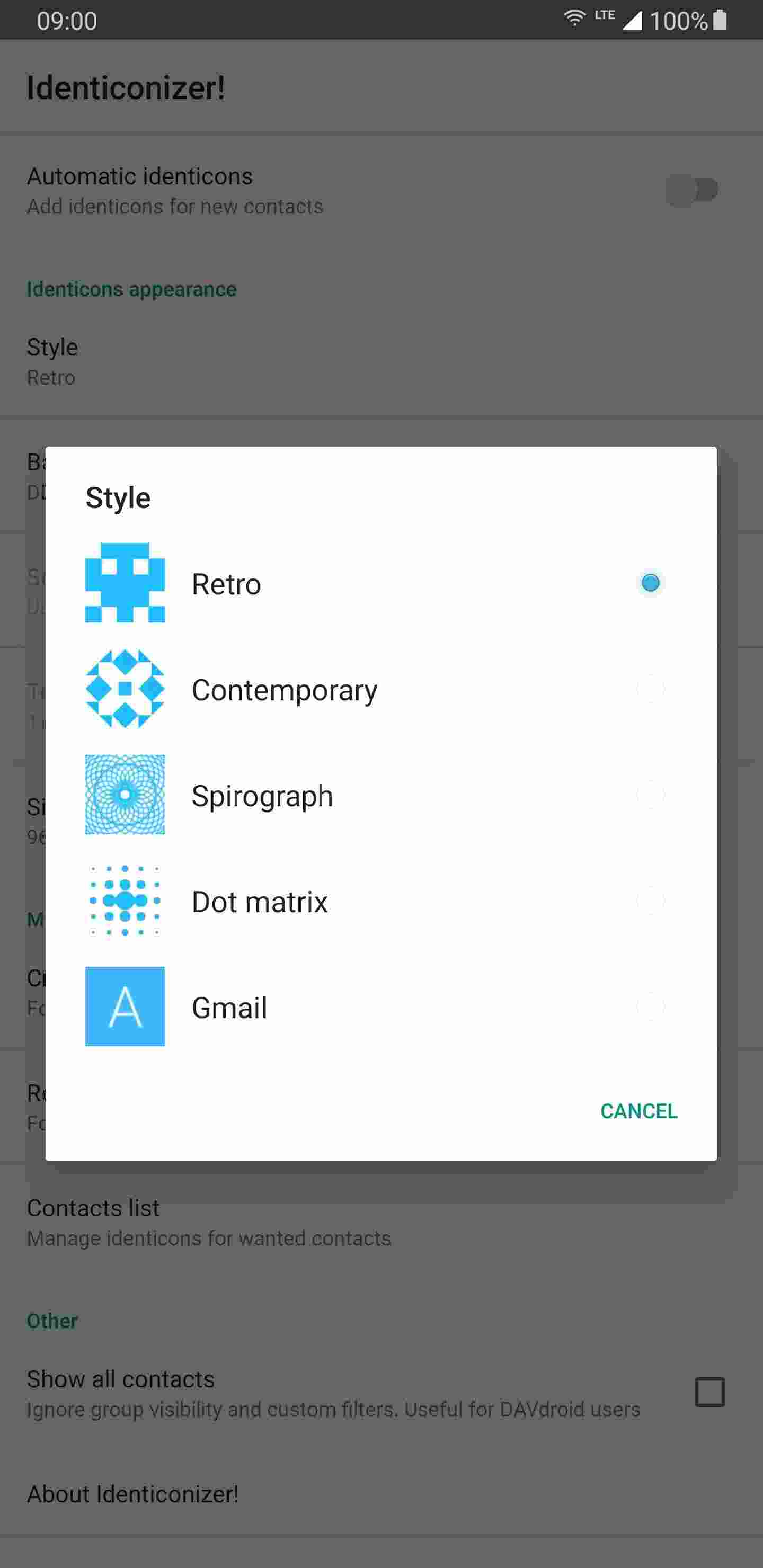 Identiconizer! screenshot