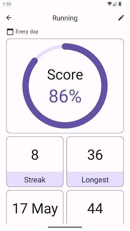 Habits screenshot