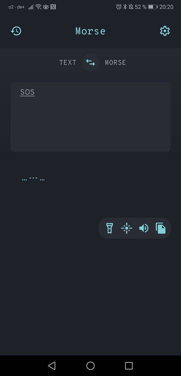 Morse screenshot