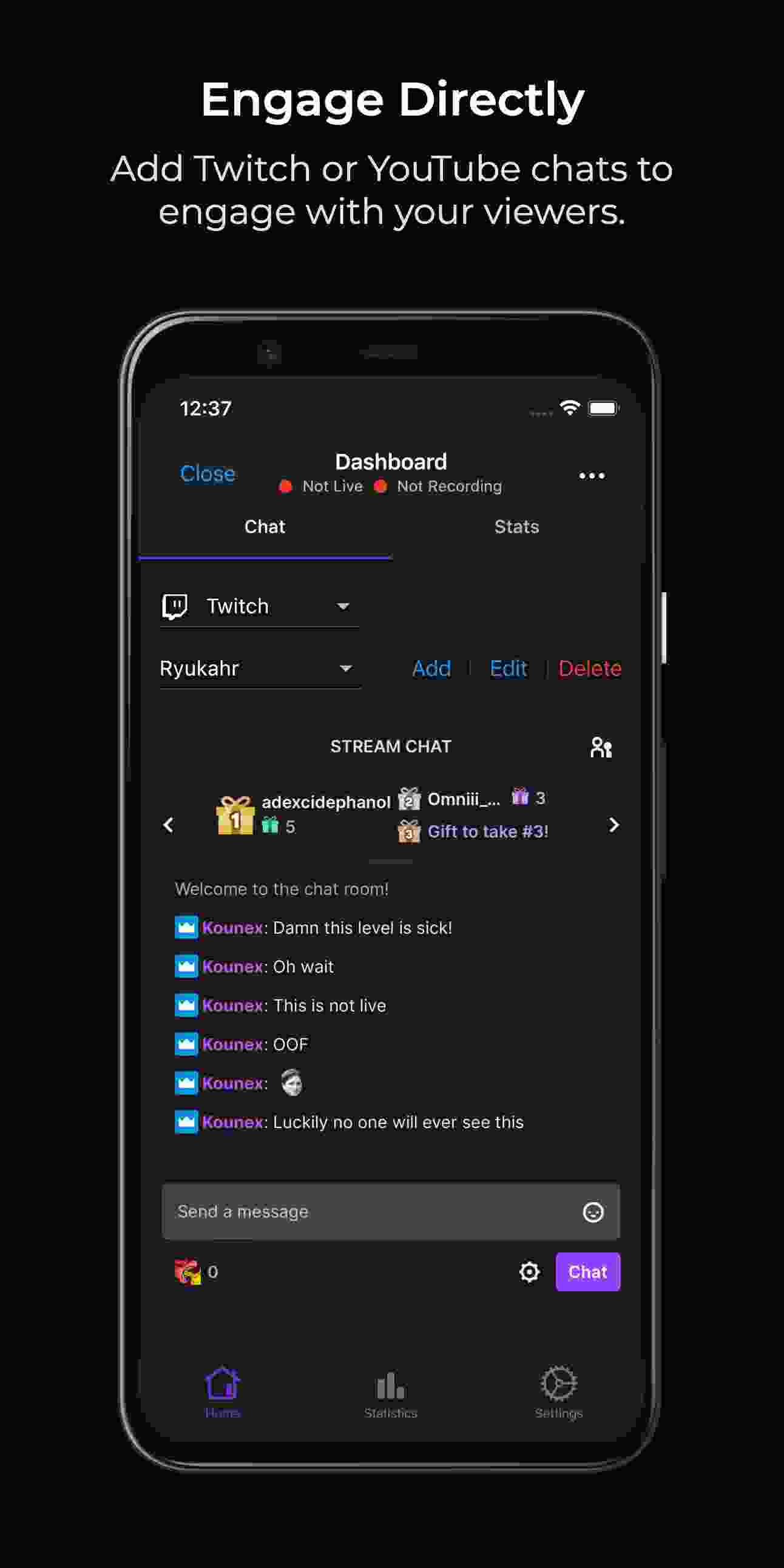 OBS Blade screenshot