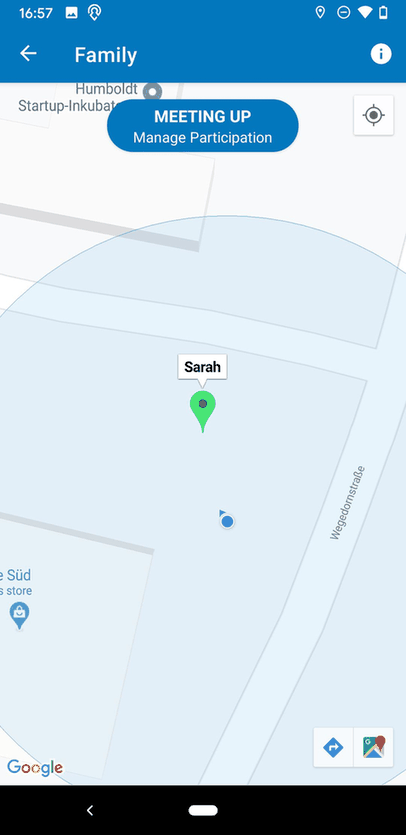TICE – Secure GPS Location Sharing with Friends screenshot