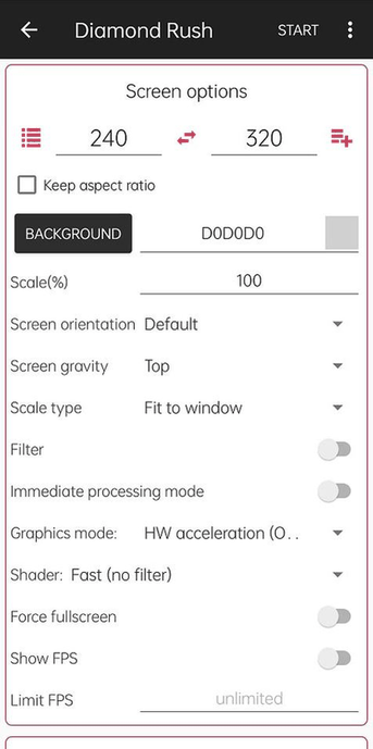 J2ME Loader screenshot