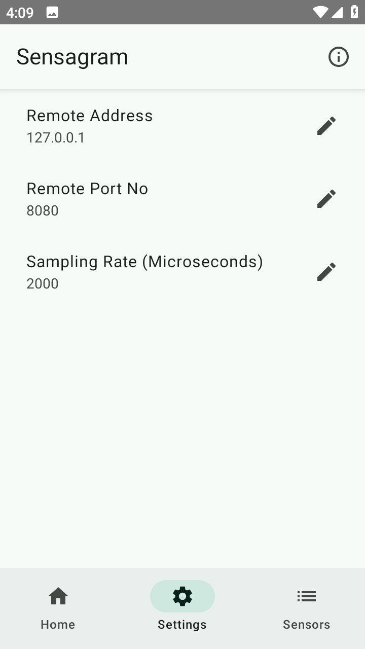 Sensa Gram screenshot