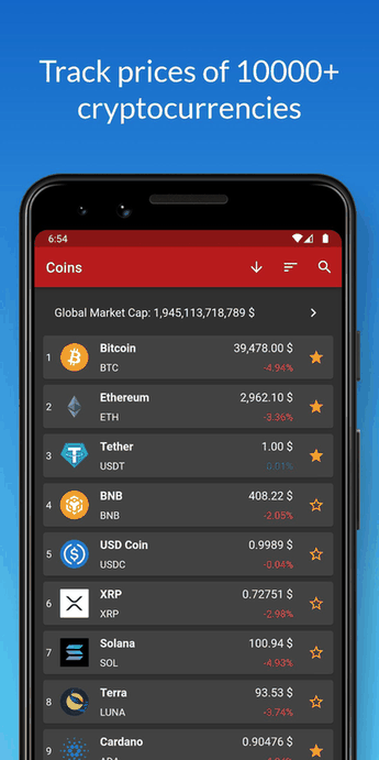 Crypto Prices screenshot