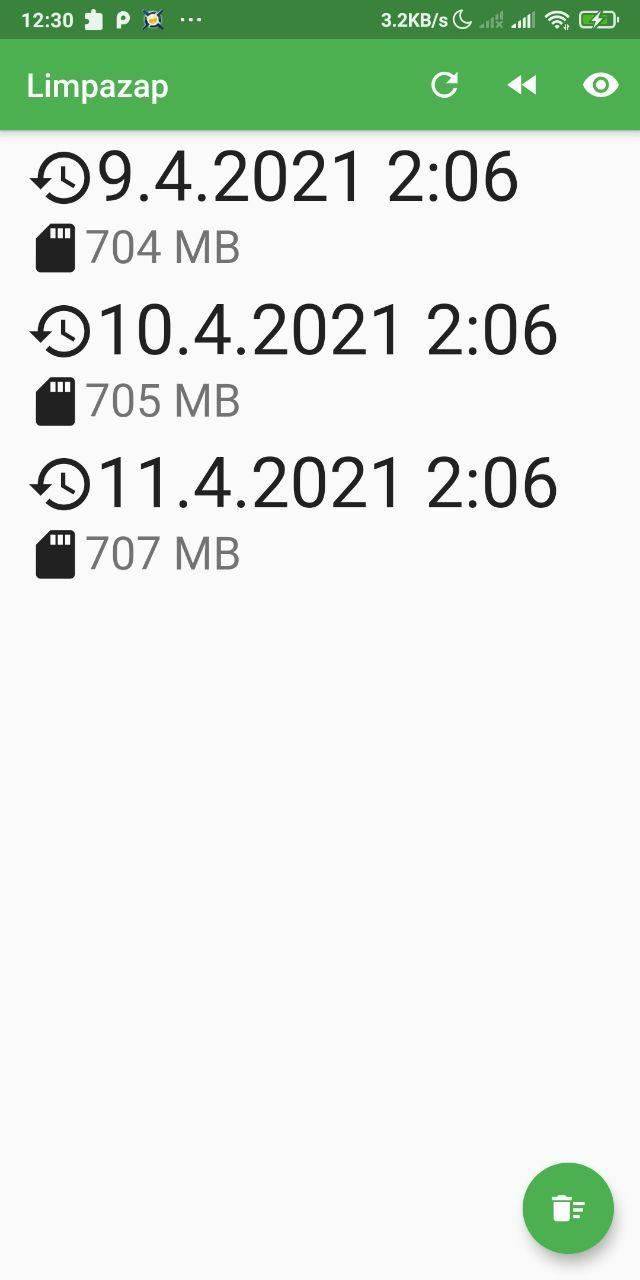 Limpazap screenshot