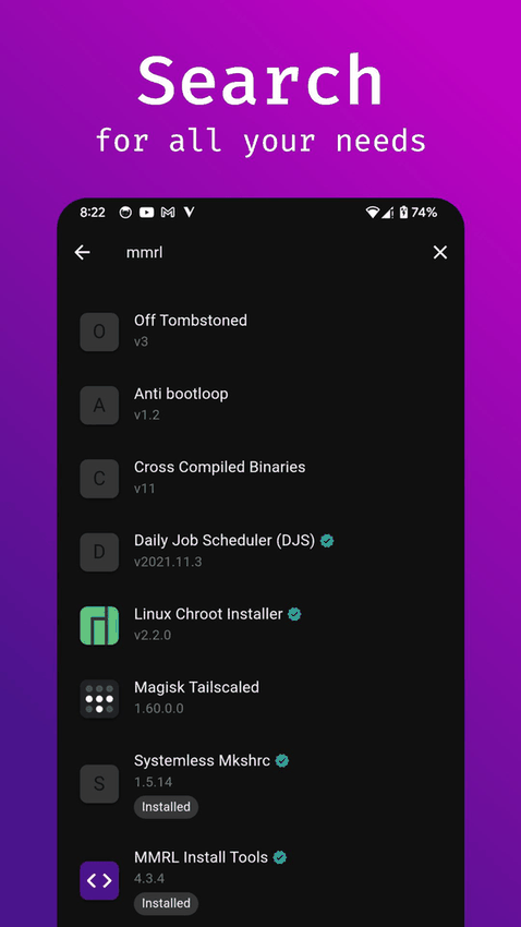 MMRL screenshot