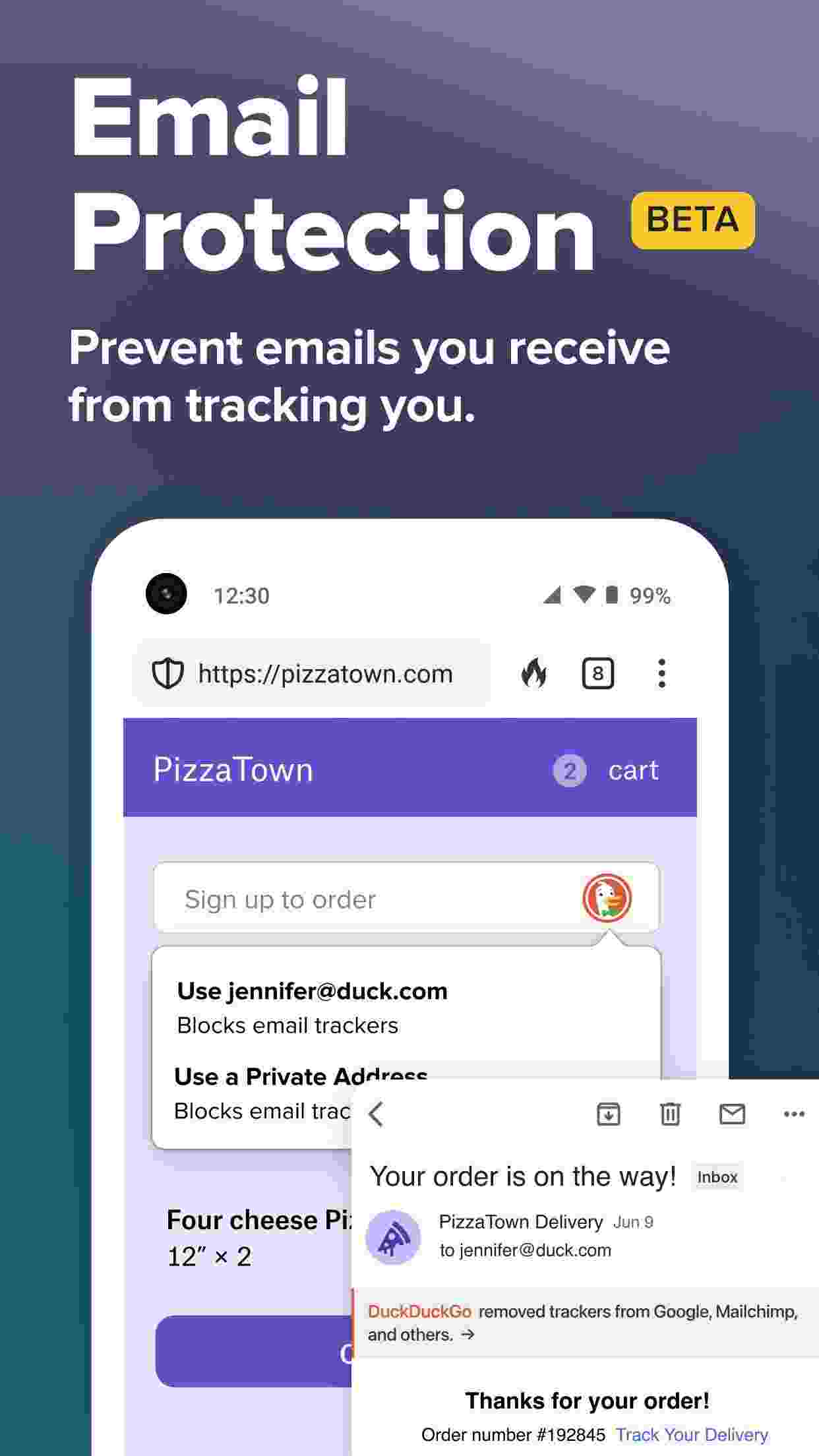 DuckDuckGo Privacy Browser screenshot