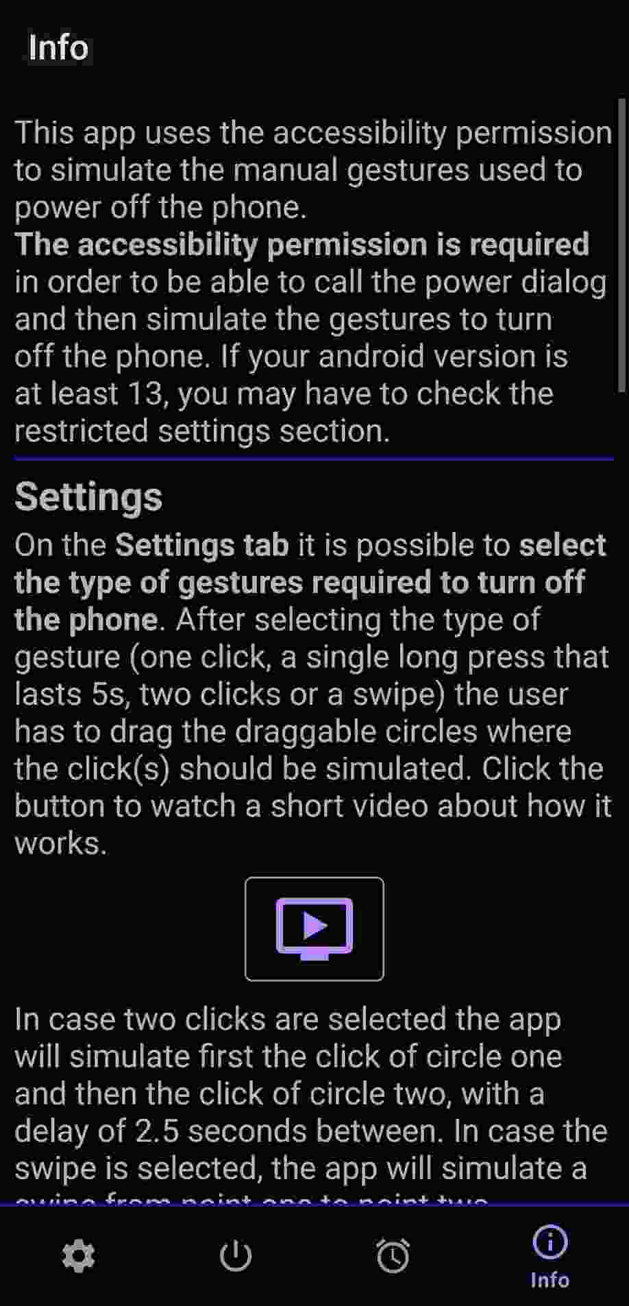 Timed Shutdown [No Root] screenshot