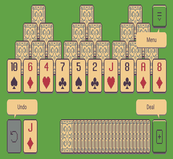 TriPeaks screenshot
