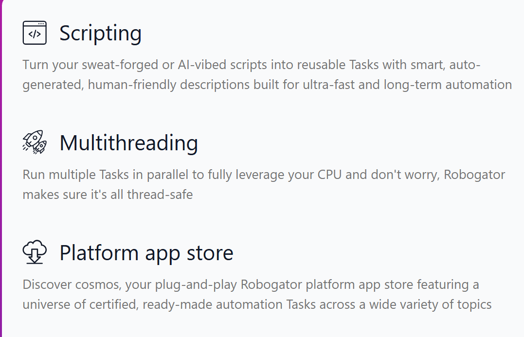 Robogator screenshot