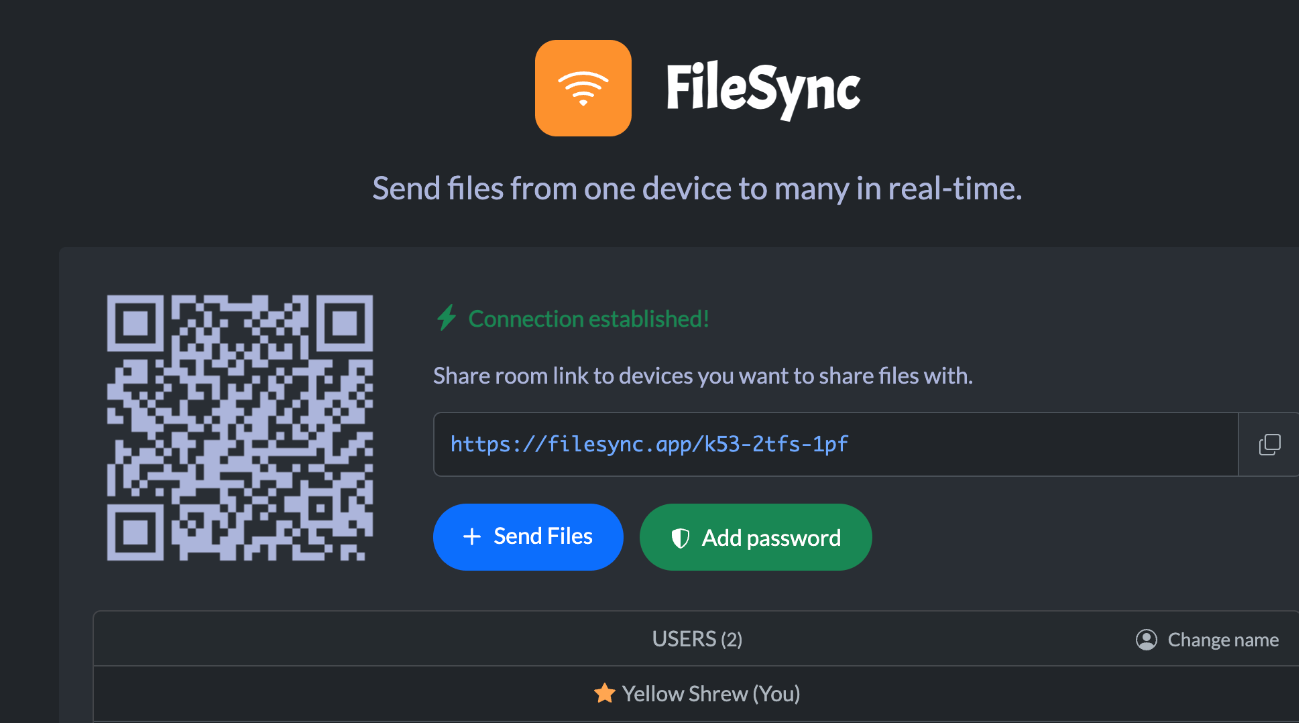 Encrypted Transfer Pro screenshot
