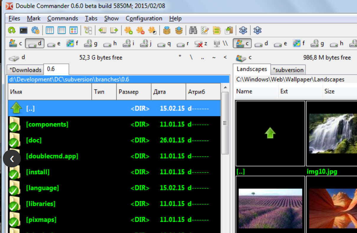 Double Commander screenshot
