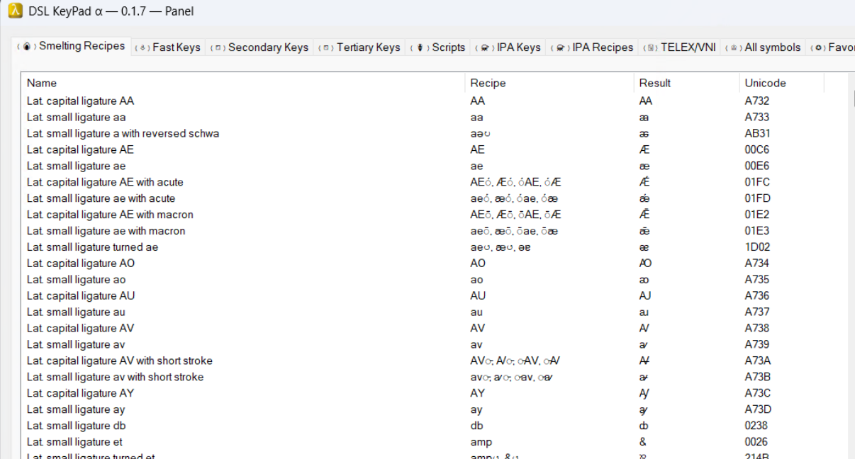 DSL KeyPad screenshot