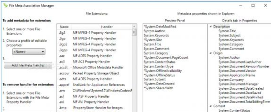 File Meta screenshot