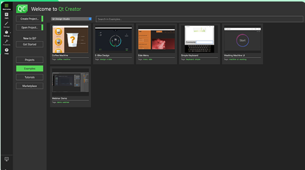 Qt Creator screenshot