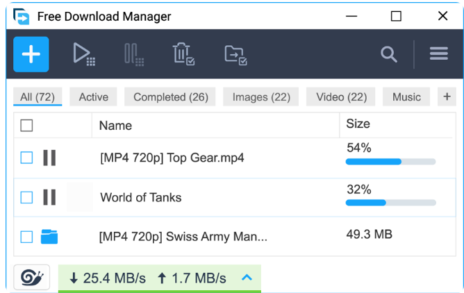 Free Download Manager screenshot