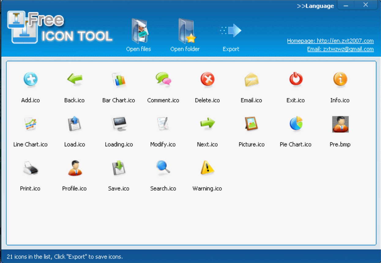 Free Icon Tool screenshot