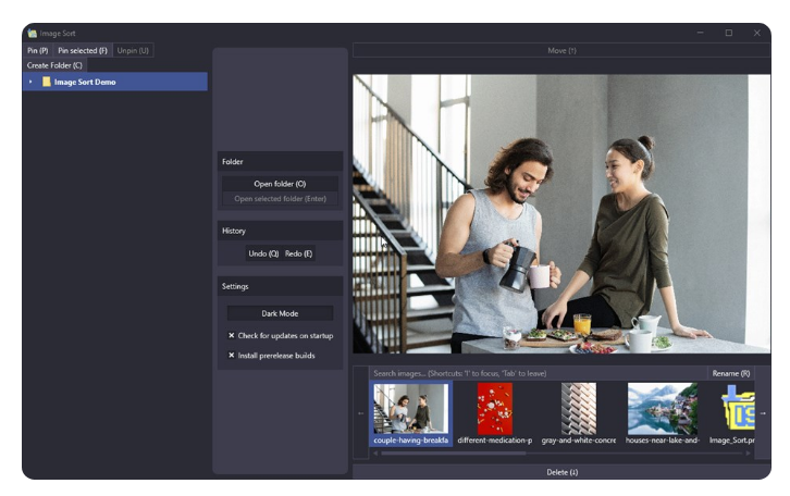 Image Sort screenshot