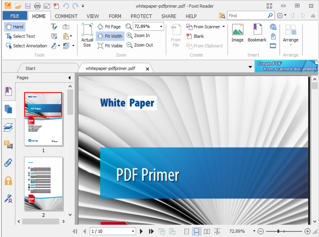 Foxit PDF Reader screenshot