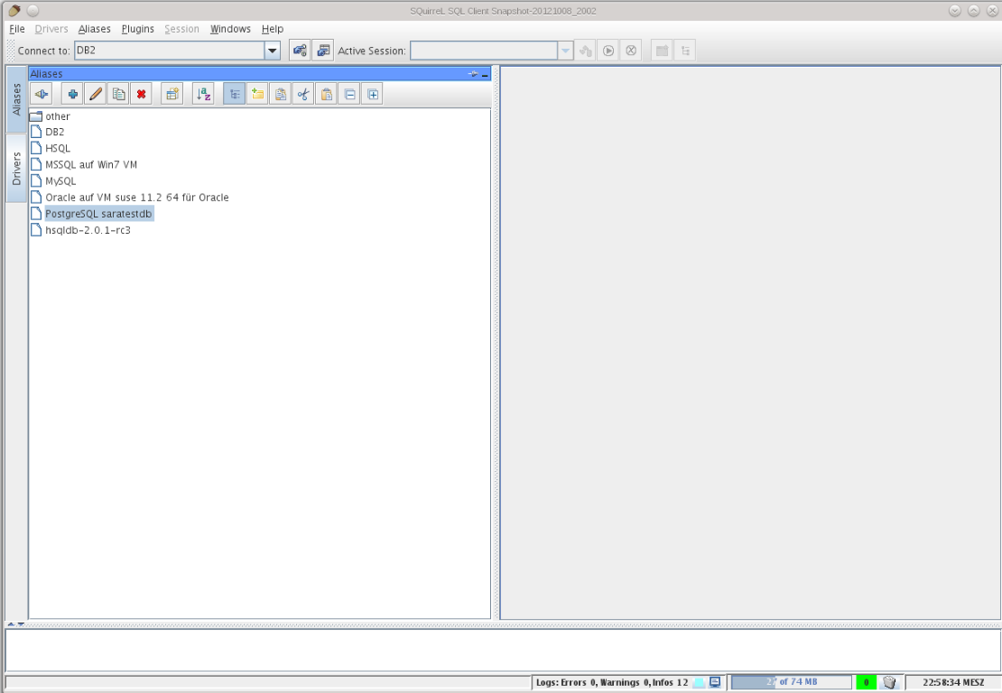 SQuirrel SQL Client screenshot
