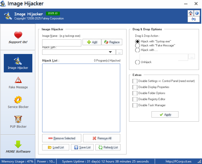 Image Hijacker screenshot