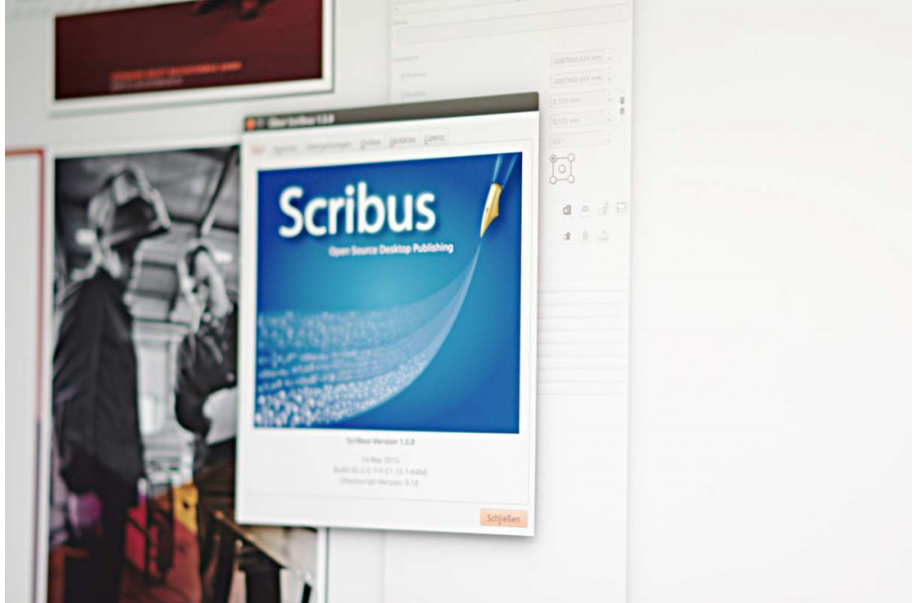 Scribus screenshot