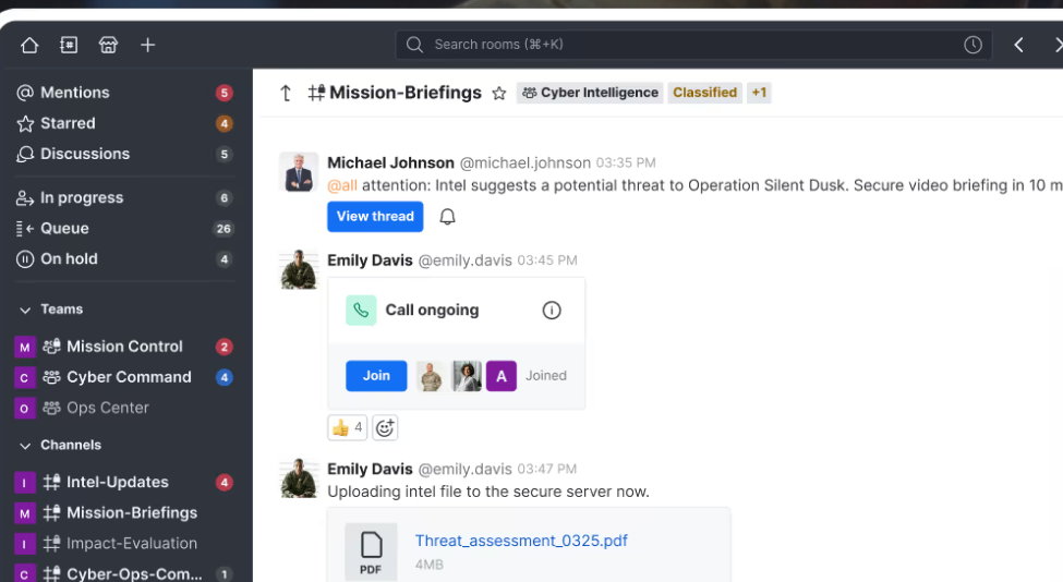 Rocket.Chat screenshot