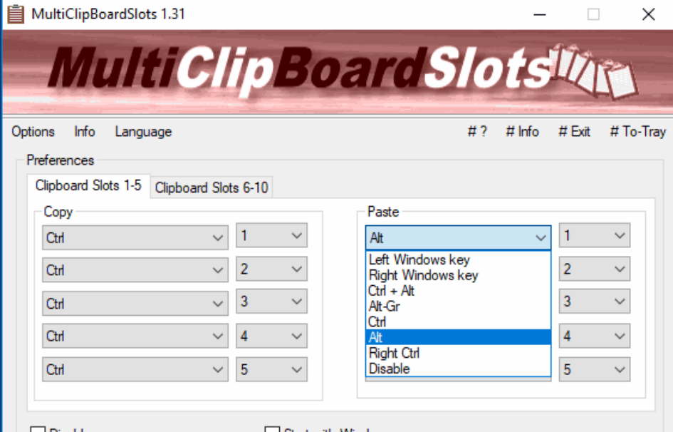 MultiClipBoardSlots screenshot