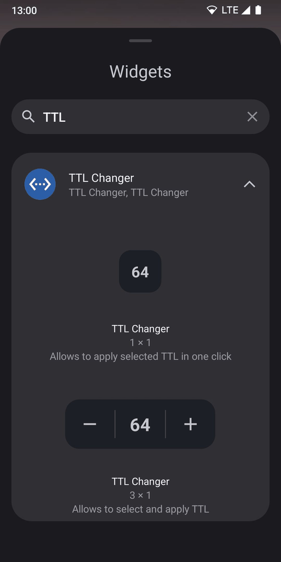 TTL Changer screenshot