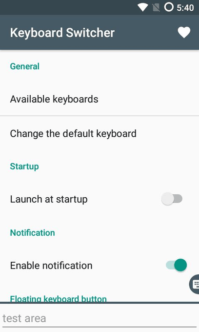 Keyboard Switcher screenshot