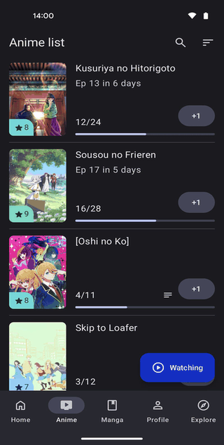 AniHyou screenshot