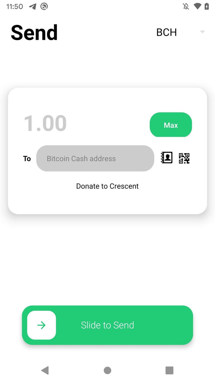 Crescent Cash screenshot