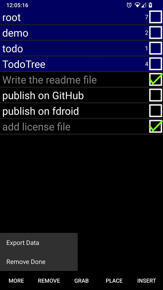 TodoTree screenshot