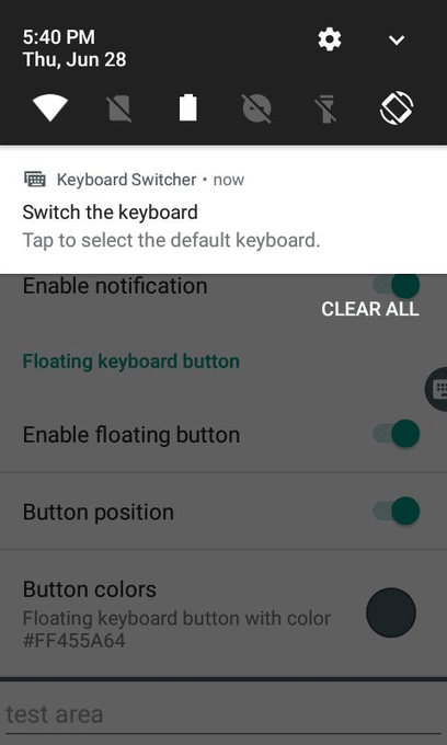 Keyboard Switcher screenshot