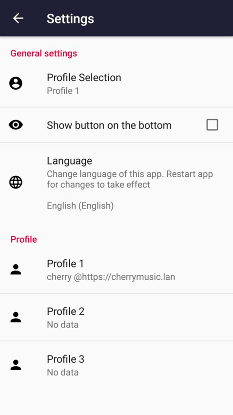 Cherry screenshot