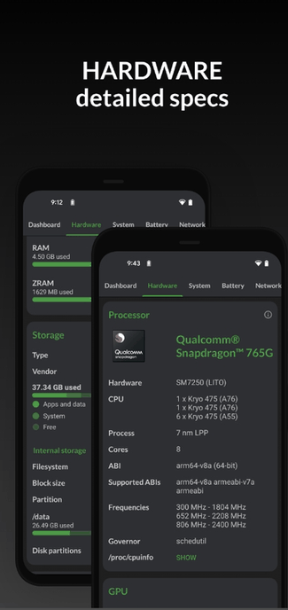 DevCheck screenshot
