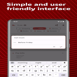 1List screenshot