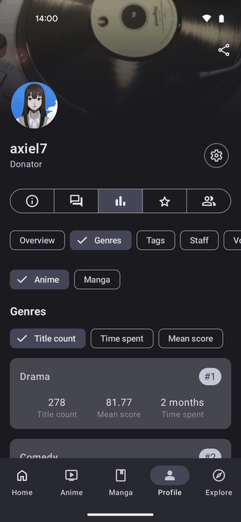 AniHyou screenshot