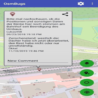 OSMBugs  screenshot