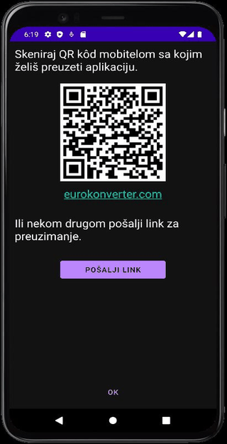 Euro konverter screenshot