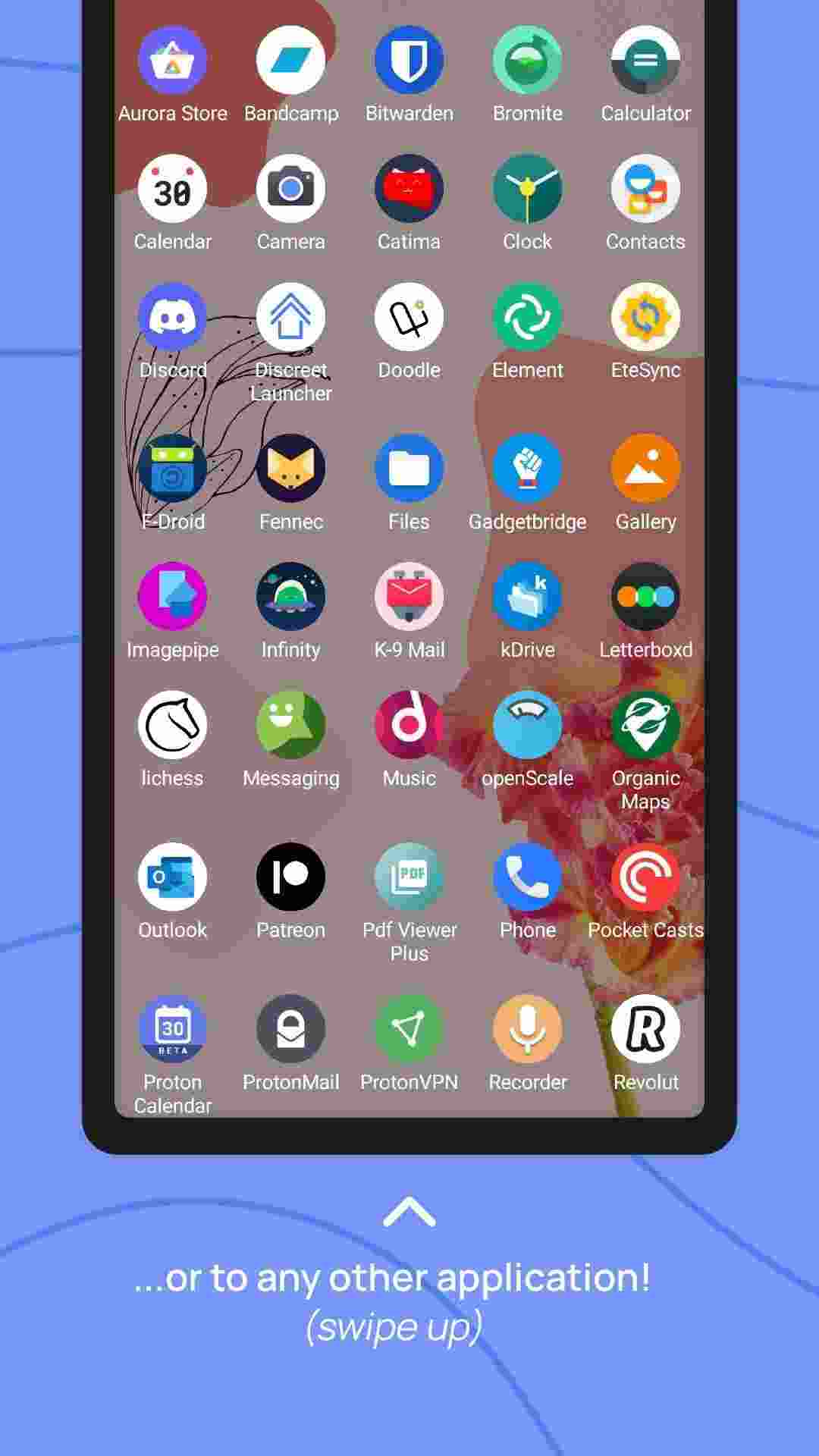 Discreet Launcher screenshot
