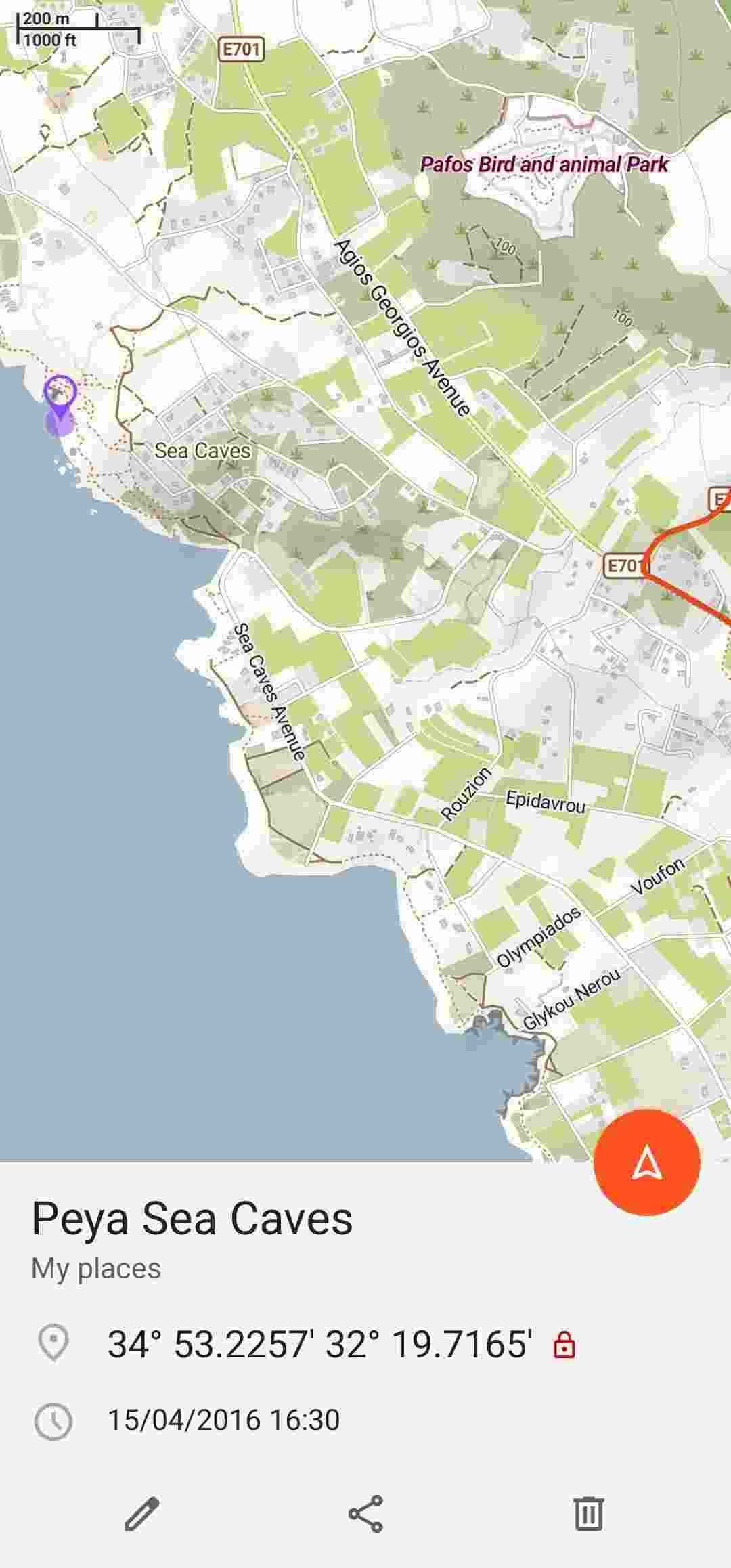 Trekarta screenshot