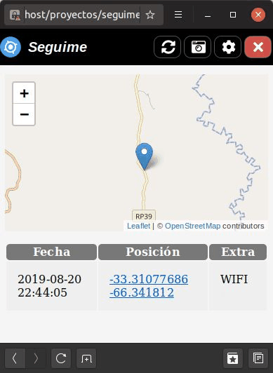 Seguime screenshot